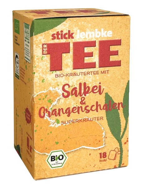 Bio-Kräutertee Salbei & Orangenschalen